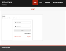 Tablet Screenshot of alzawaia.com
